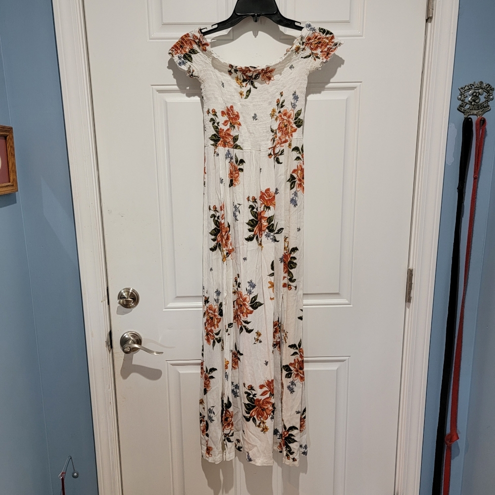Rue 21 floral off shoulder dress